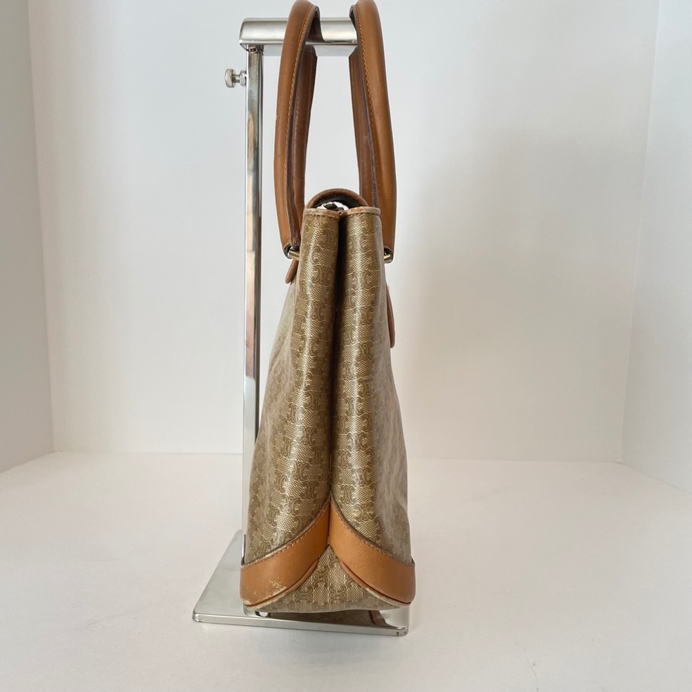 Celine Macadam Vintage Brown/Beige Bag - Picture 5 of 16